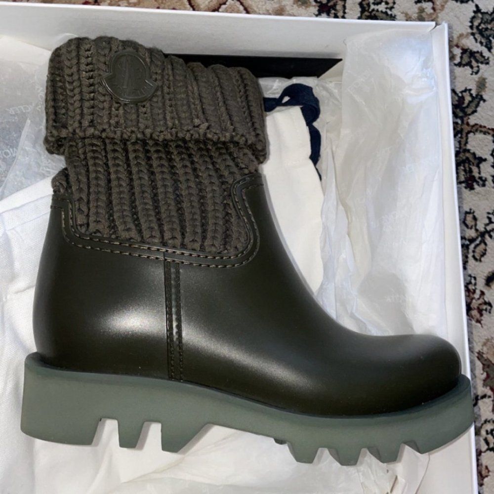Moncler ginette short rain boots - Picture 3 of 4